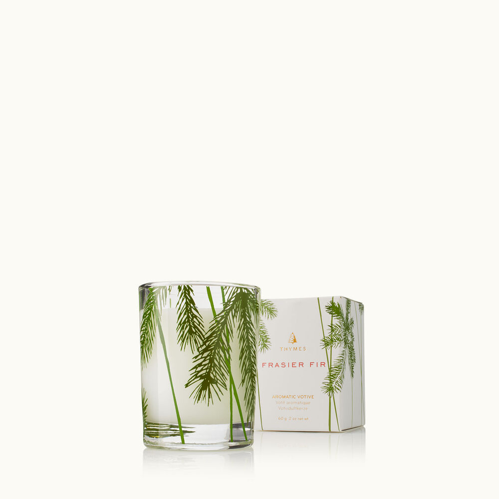 Thymes Frasier Fir Votive Candle is a Christmas Candle image number 0